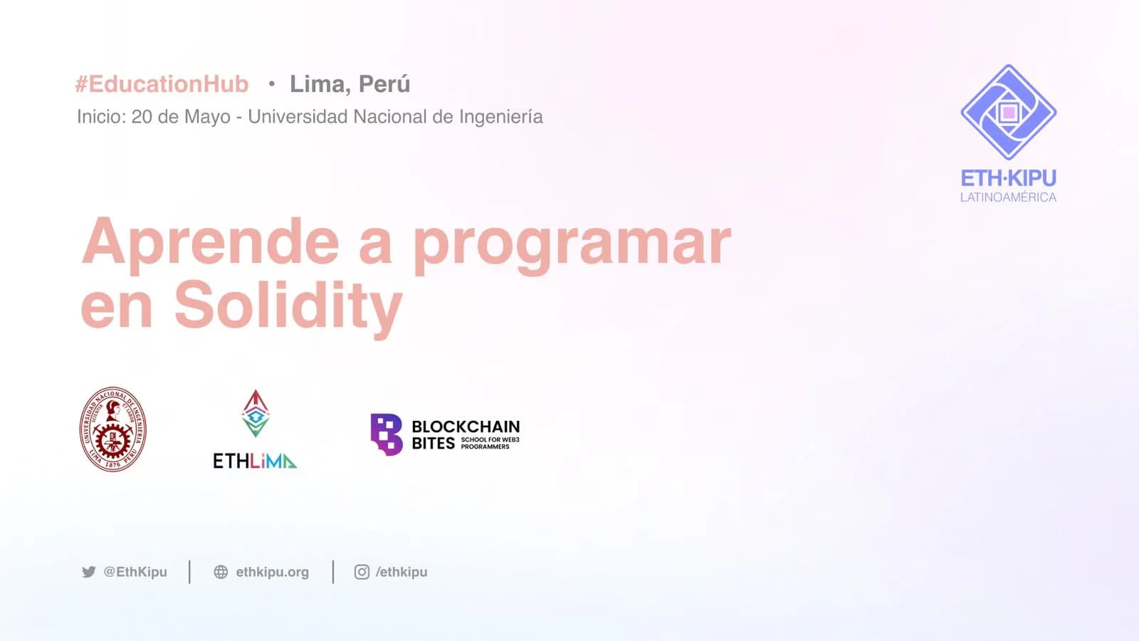 Curso introductorio a Solidity